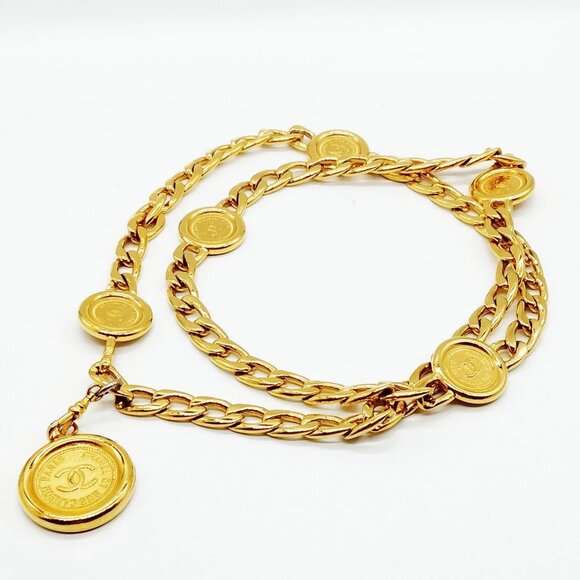 Chanel Chain Belt Gold chain 900-081425 - Picture 1 of 9